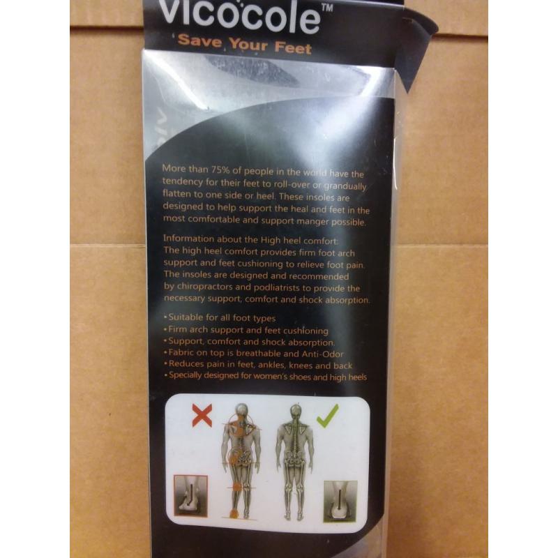 Vicocole Shoe Inserts, Arch Support