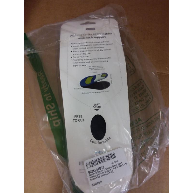 Women's Insoles - Athletic Series Sport Insoles with Arch Support