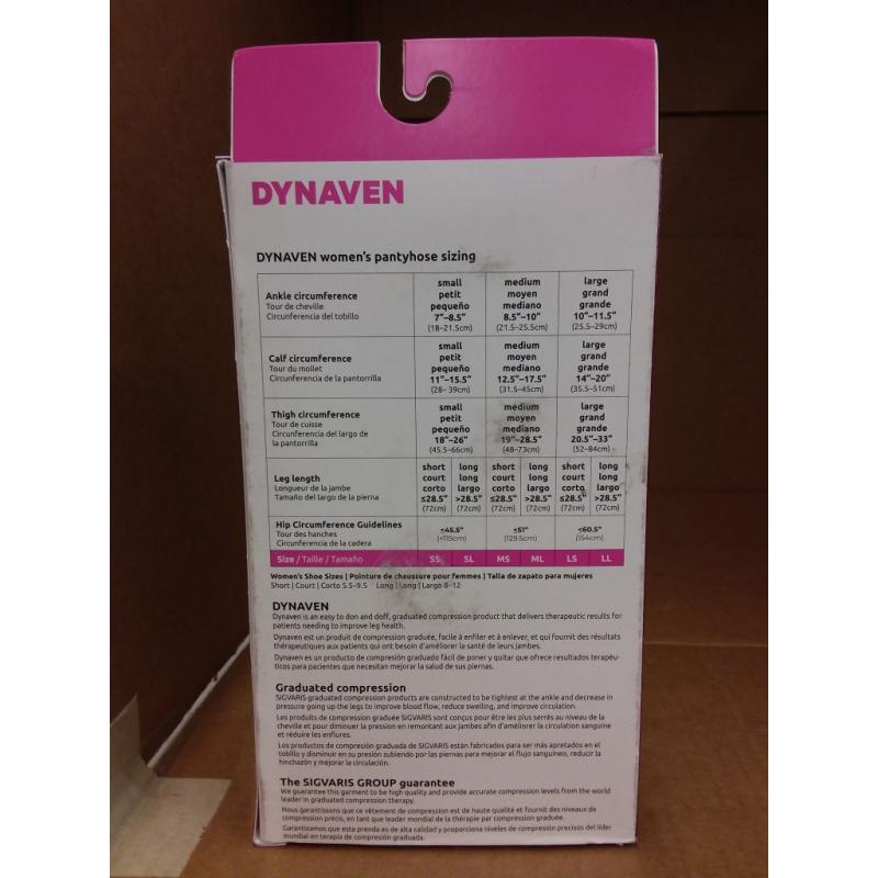 SIGVARIS Women’s DYNAVEN Closed Toe Pantyhose 20-30mmHg