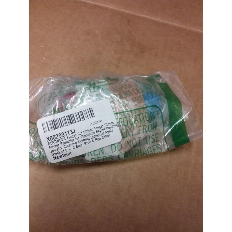 Beadnova Finger Cot Silicon Finger Gloves