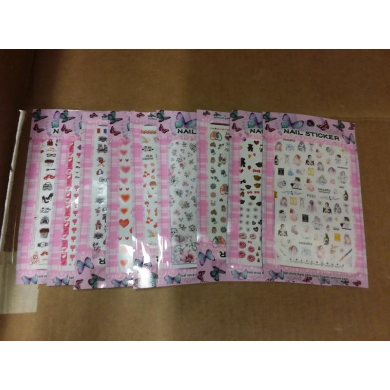 Valentine Nail Sticker Decals