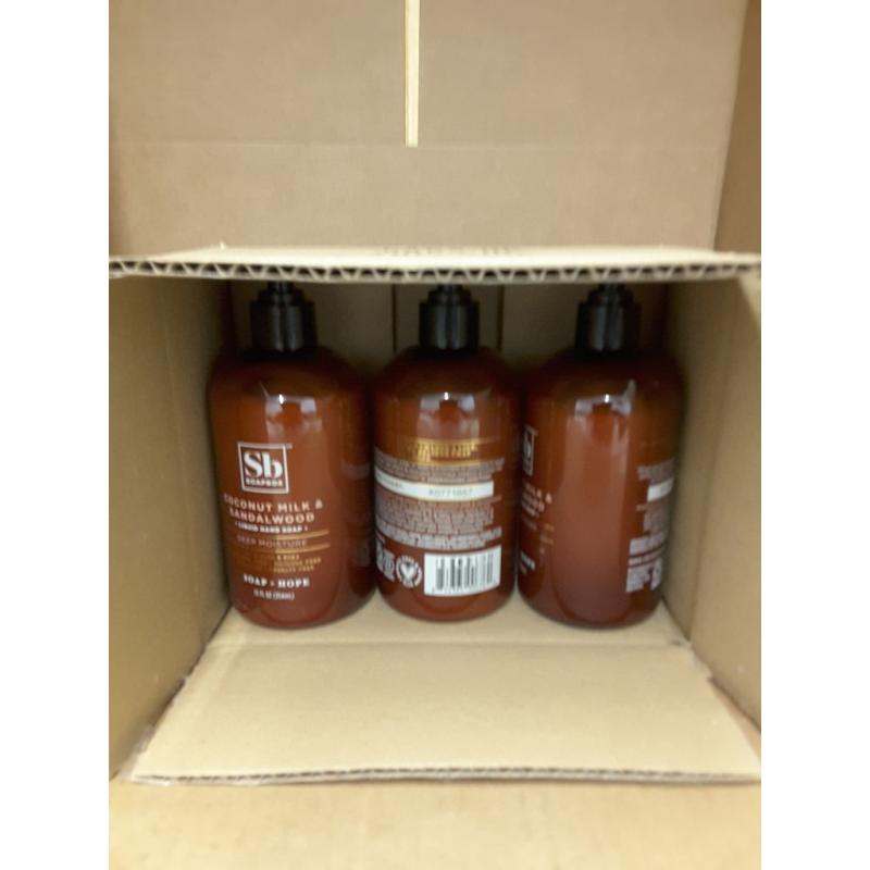 Soapbox Liquid Hand Soap, Coconut Milk & Sandalwood