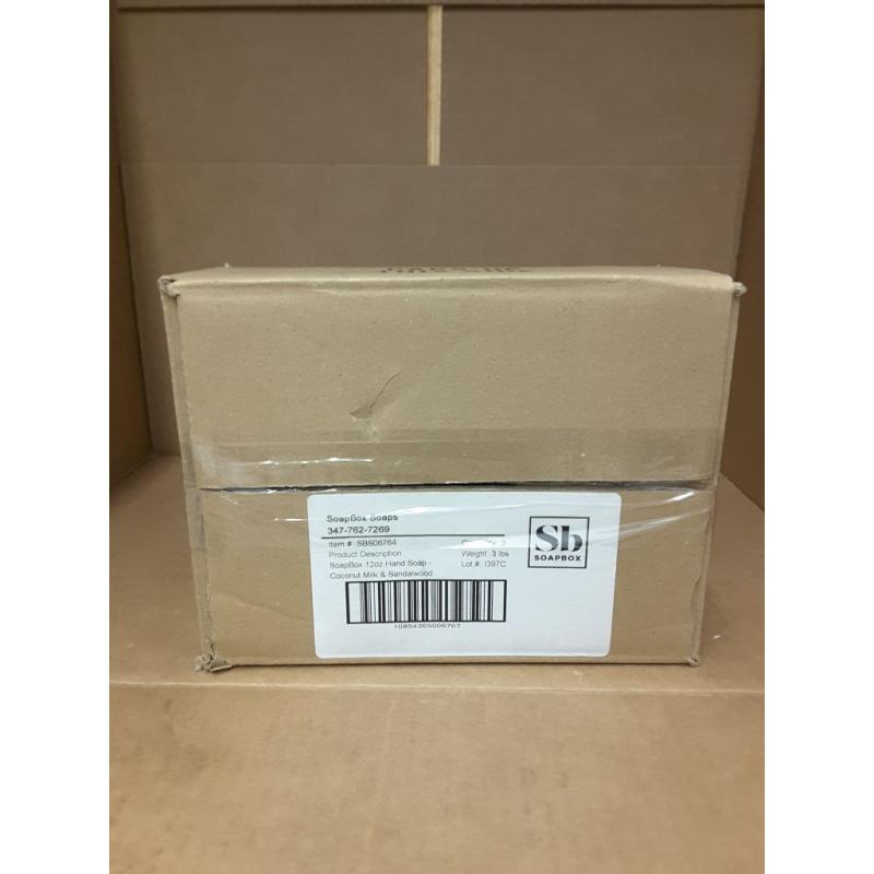 Soapbox Liquid Hand Soap, Coconut Milk & Sandalwood