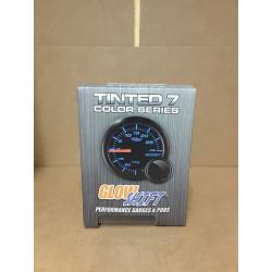 Tinted 7 Color Series Oil Temp Gauge Blue