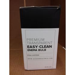 Aussie Health Co Premium Transparent Easy-Clean Enema Bulb
