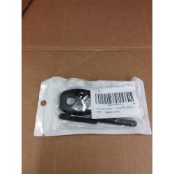 2 Pack Key Fob Shell Case Fit for Honda Accord Civic EX Pilot Keyless Entry Remote Key Housing Replacement with Free Screwdriver Casing Only (Black 2 Pack)