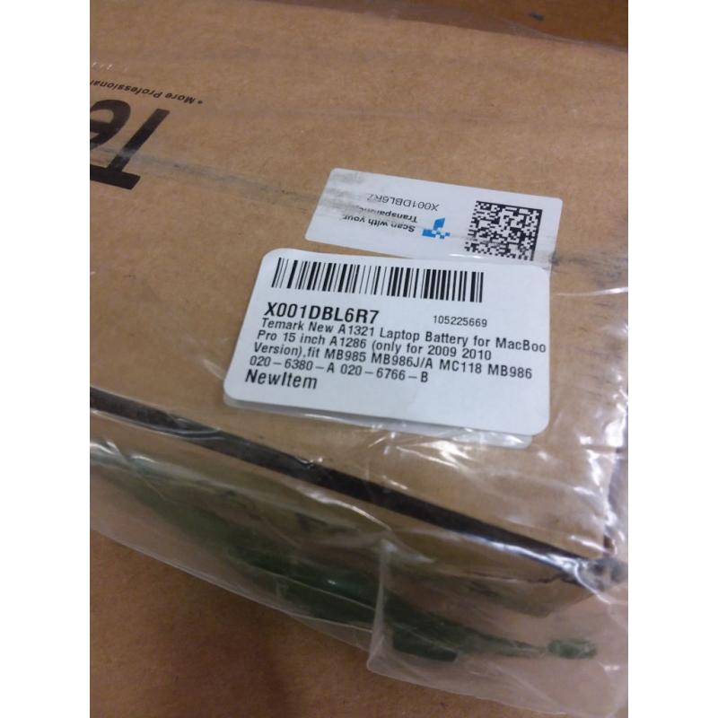 Laptop Battery for MacBook Pro 15 inch