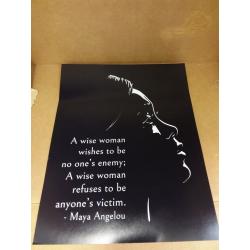 Maya Angelou Quote Wall Poster