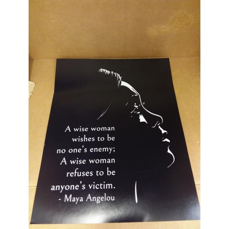 Maya Angelou Quote Wall Poster