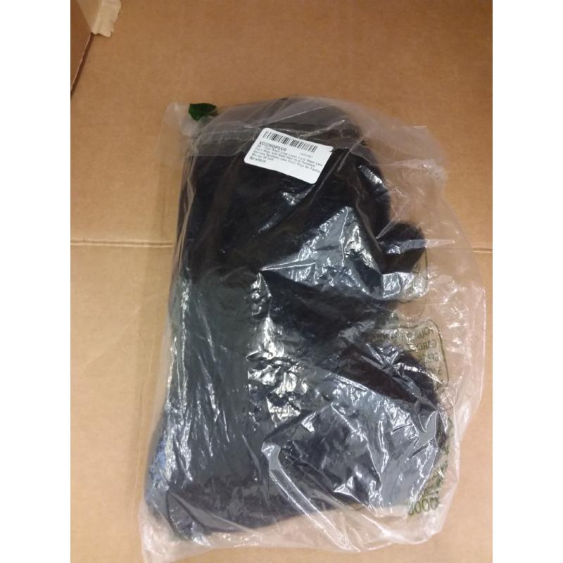 QD-Tizer Black Long Loose Curly Wave Lace Front Wigs with Baby Hair Heat Resistant Glueless Synthetic Lace Front Wig