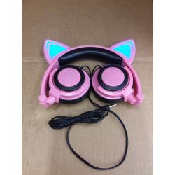 GOGOING Kids Headphones with LED Flash Wired Mode, Foldable Game Headset