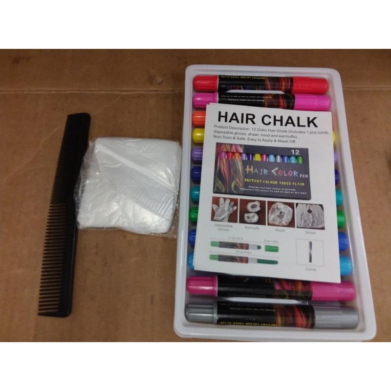 Color Temporary Hair Chalk, Hair Pens Non-toxic Washable Hair Dye