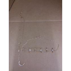 Jovono Star and Moon Necklace