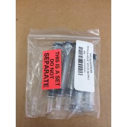 5 Pack 3ML 3CC 6/10 Tsp. Slip Tip Syringes with No Needle