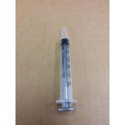 5 Pack 3ML 3CC 6/10 Tsp. Slip Tip Syringes with No Needle