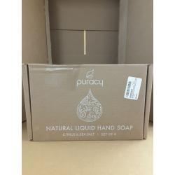 Puracy Natural Gel Hand Wash, Citrus & Sea Salt