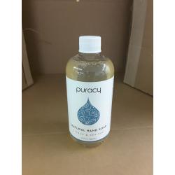 Puracy Natural Gel Hand Wash, Citrus & Sea Salt