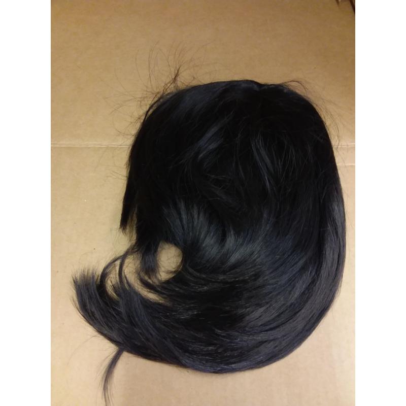 AneShe Short Layered Hair Anime Cosplay Party Wig (Black)