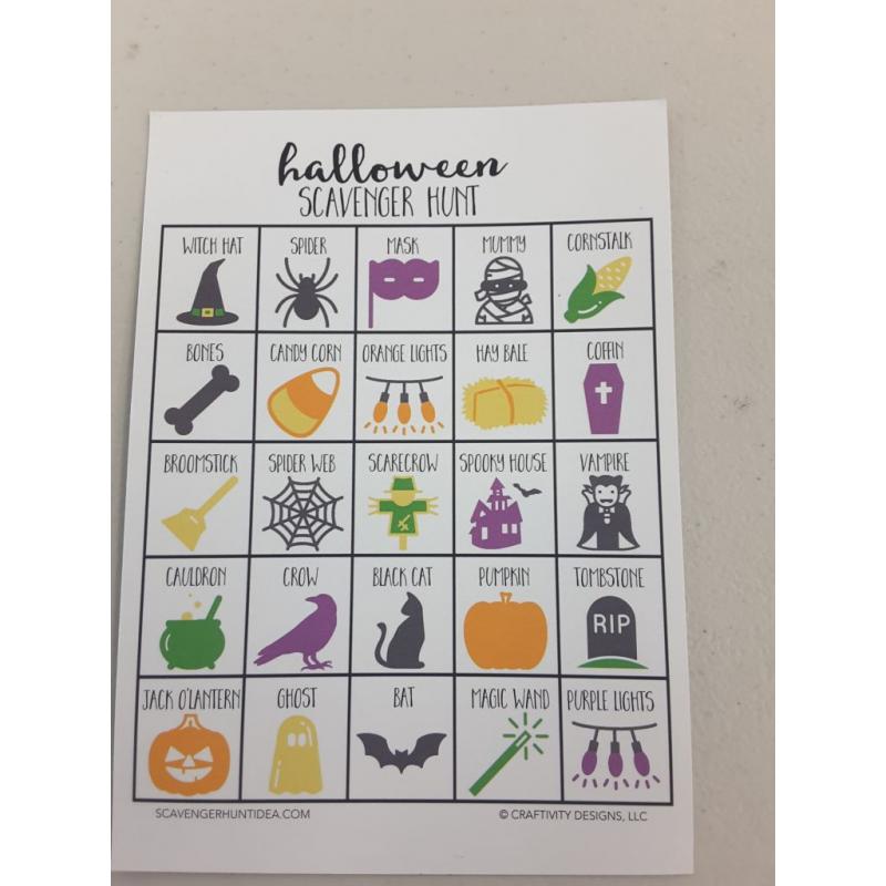 Scavenger Hunt Game for Kids and Family