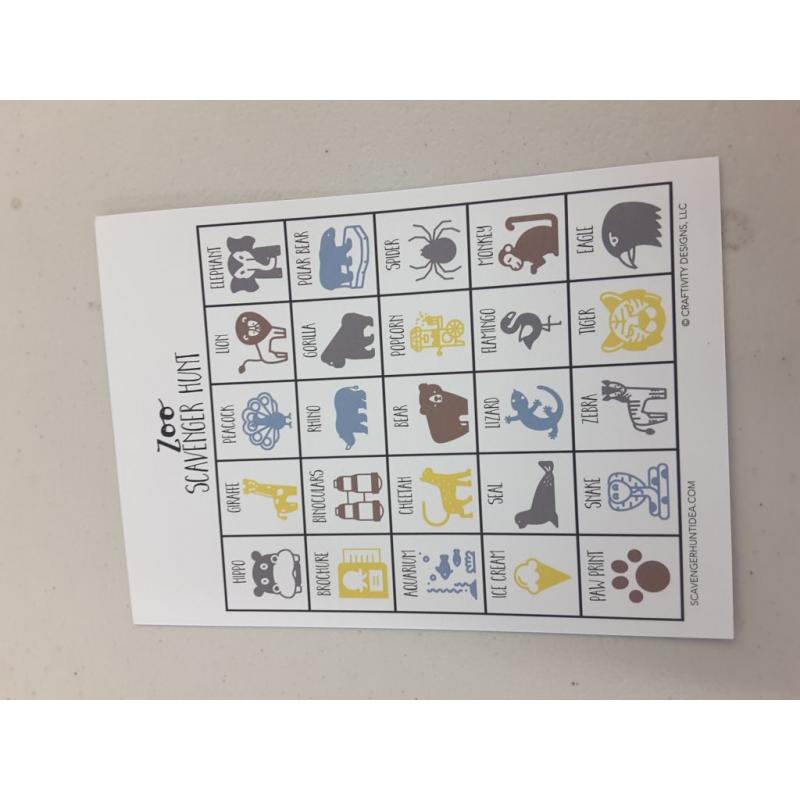 Scavenger Hunt Game for Kids and Family