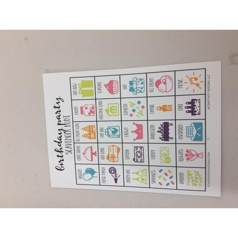 Scavenger Hunt Game for Kids and Family