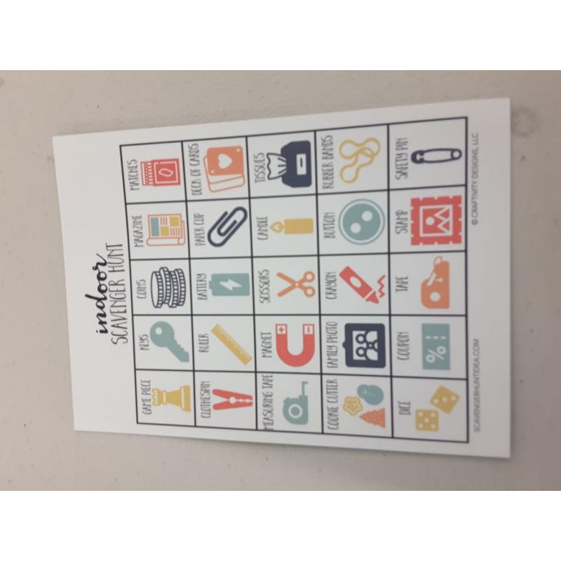 Scavenger Hunt Game for Kids and Family