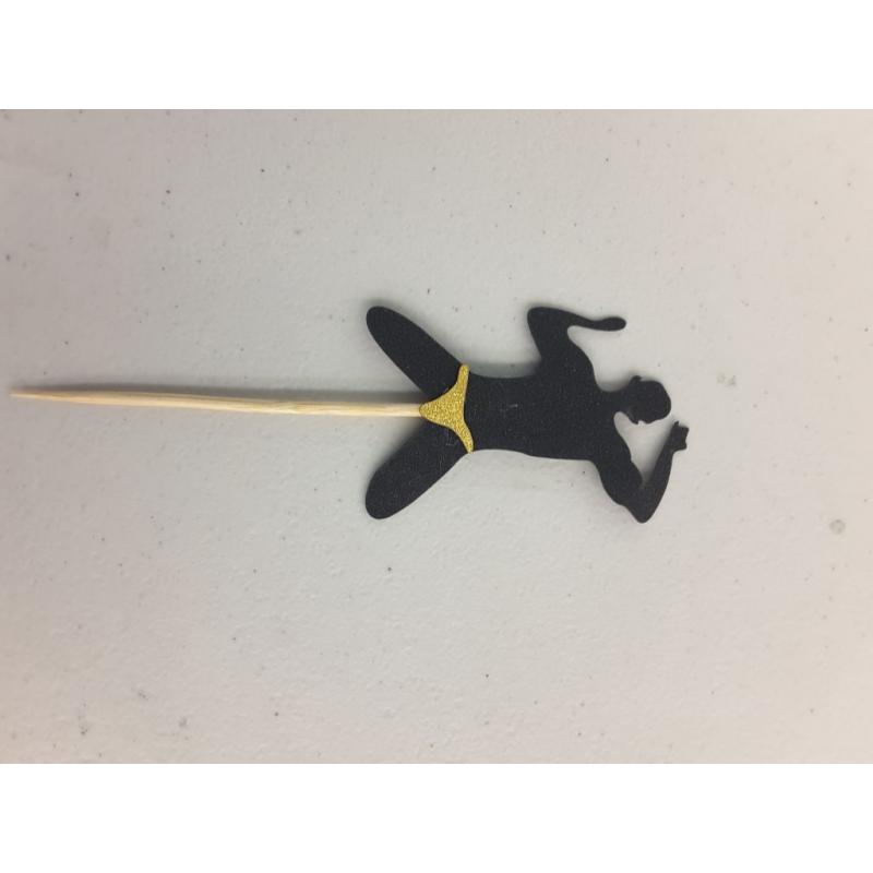 Male Dancers Cupcake Toppers