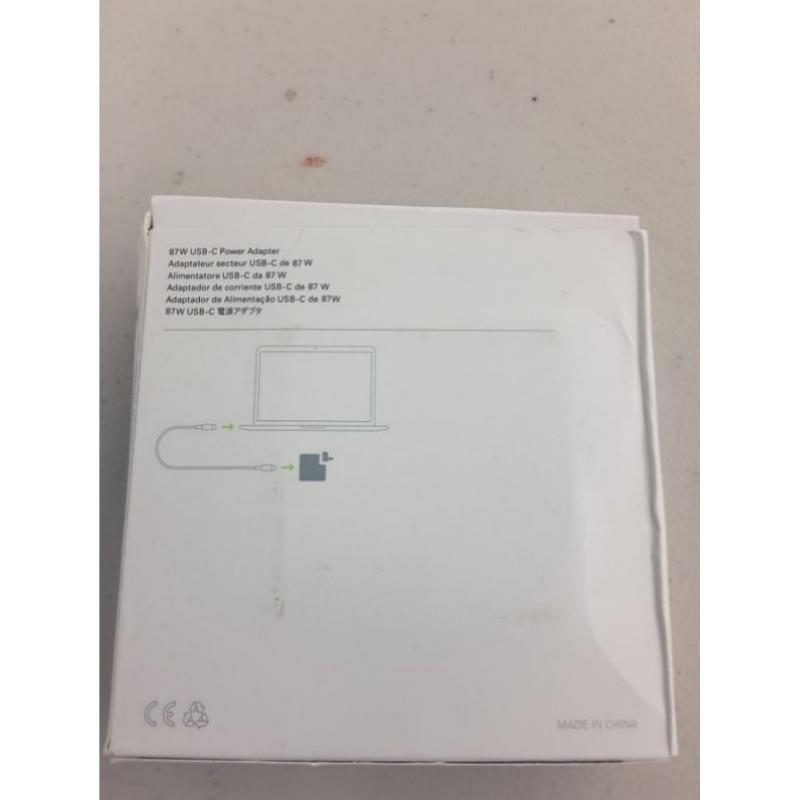 CE USB-C 87w Apple Power Adapter