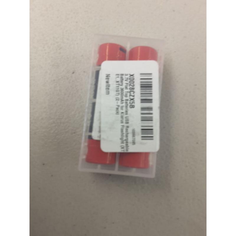 3.7V Flat Top Batteries USB Rechargeable Battery