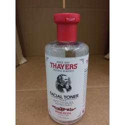 Thayers Facial Toner, Witch Hazel with Aloe Vera, Rose Petal, 12 Fl Oz