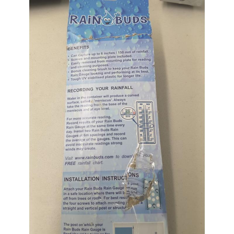 RAIN Gauge 6'', 150ml with Cleaning Brush