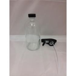 Clear Glass Spray Bottle by Niuta