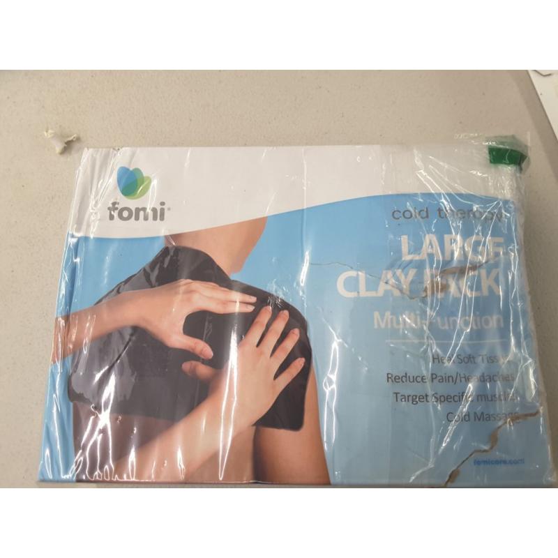 Premium Large Clay Ice Pack for Back or Shoulder Pain Relief (21” x 12”) by FOMI Care