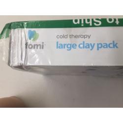 Premium Large Clay Ice Pack for Back or Shoulder Pain Relief (21” x 12”) by FOMI Care