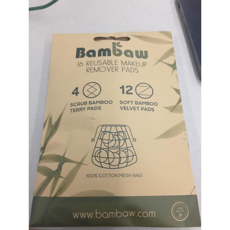 Bambaw 16 Reusable Makeup Remover Pads