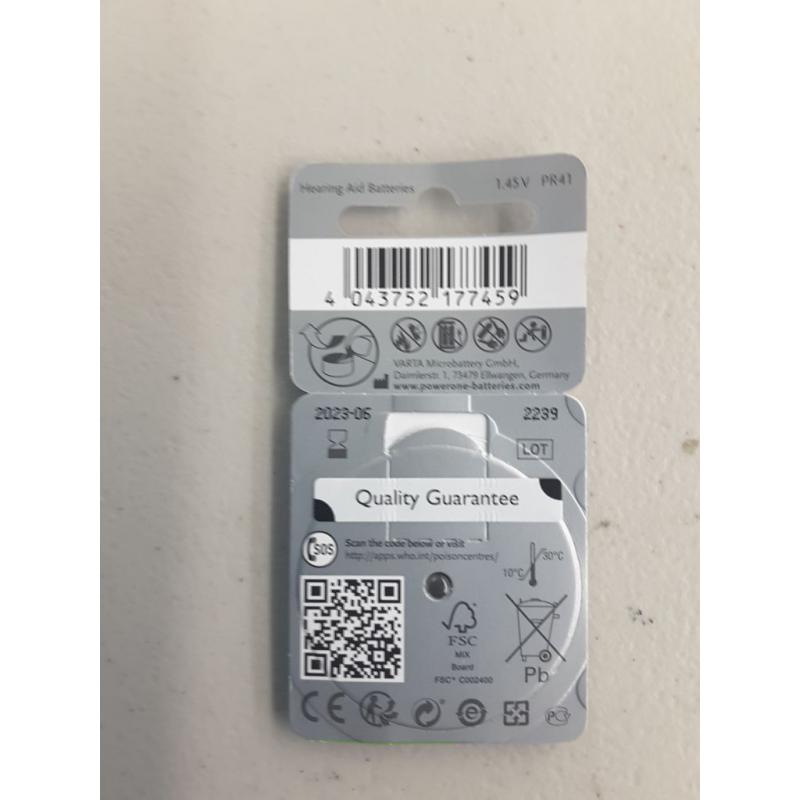 Powerone Hearing Aid Batteries