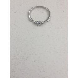 JESMING 7 Tiny Diamond Pieces of Exquisite Ring Stacking Rings