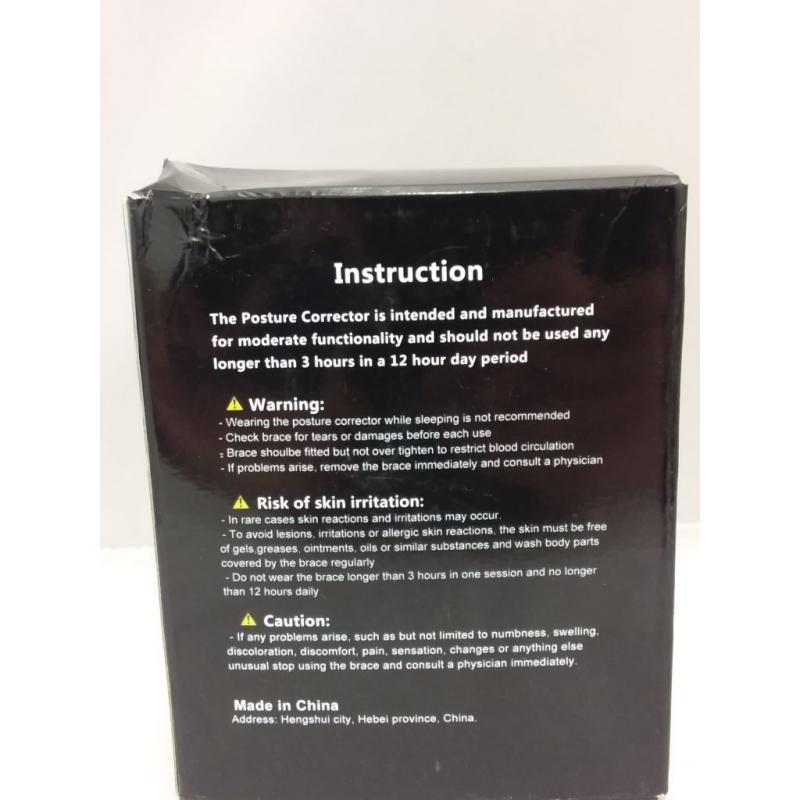 Valoin Best Back Posture Corrector for Men and Women -Adjustable Back Straightener- Upper Back Brace for Clavicle Support and Protecting Pain from Neck, Back & Shoulder ，001