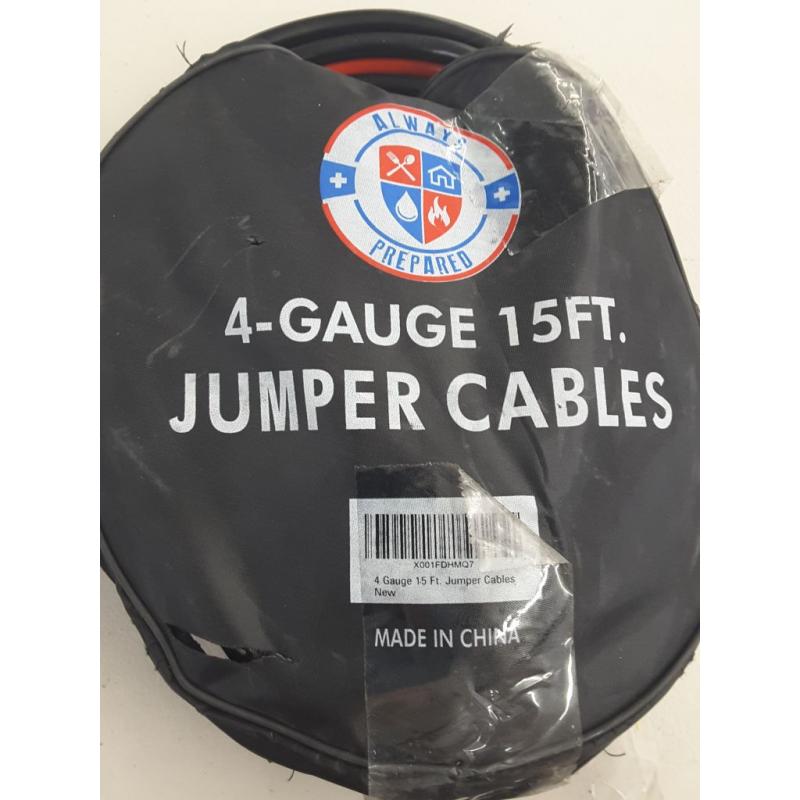 Always Prepared 4 Gauge Jumper Cables