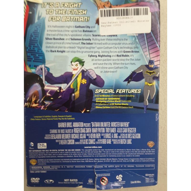 Batman Unlimited: Monster Mayhem (DVD)