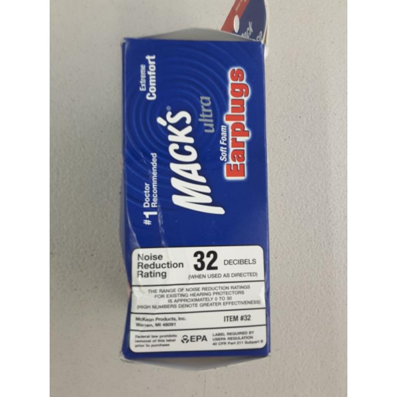 Macks Ultra Soft Foam Earplugs