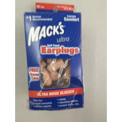 Macks Ultra Soft Foam Earplugs