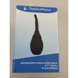 Top Qua Focus Anti-Backflow Enema Bulb Black