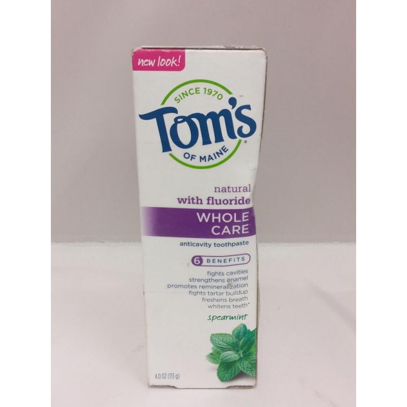 Tom's of Maine Natural Whole Care Anticavity Toothpaste