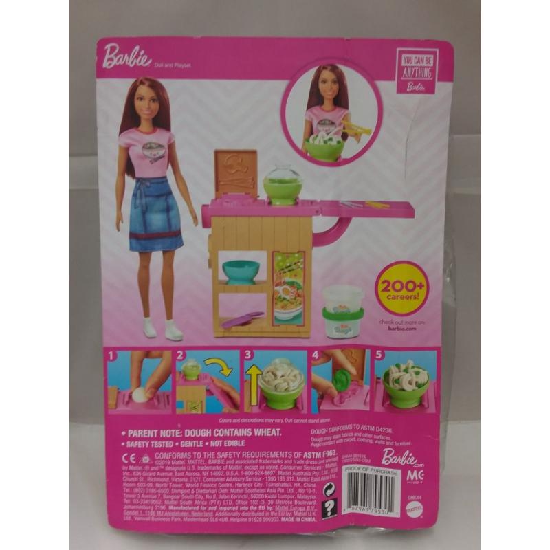 Mattel Barbie Doll and Barbie Dough Cooking Set