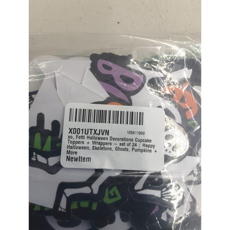 XO Fetti Halloween Cupcakes Decorations