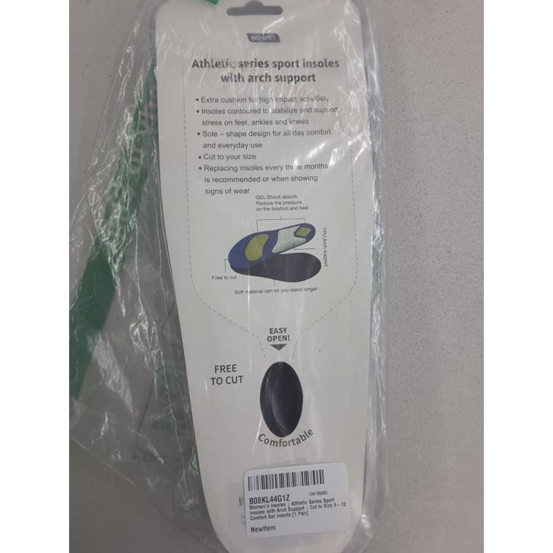 Women's Insoles - Athletic Series Sport Insoles with Arch Support