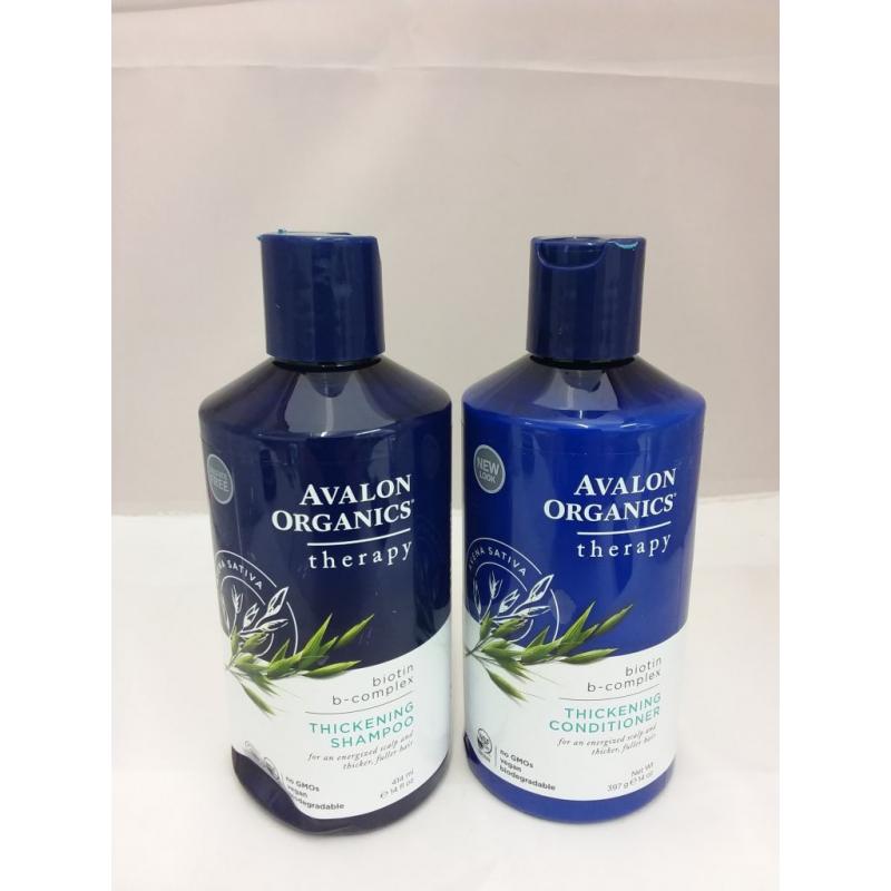 Avalon Organics Thickening Shampoo and Conditioner