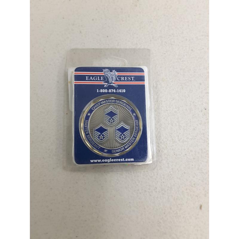 Eagle Crest U.S. Air Force Top 3 Ranks Challenge Coin