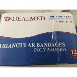Dealmed Latex-Free Triangular Bandages